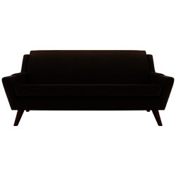 G Plan Vintage The Fifty Five Large Sofa Festival Rust
